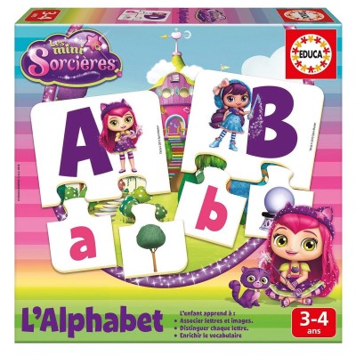 J'apprends l'alphabet : les mini-sorcières  Educa    582903